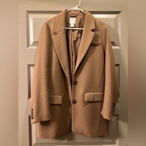 H&M Brown oversized Blazer women Size S